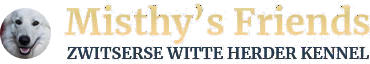 Logo Misthy's Friends, Zwitserse Witte Herder Kennel
